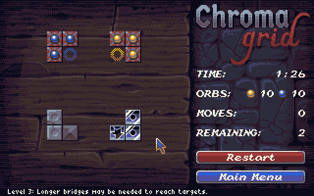 Chroma Grid atari screenshot
